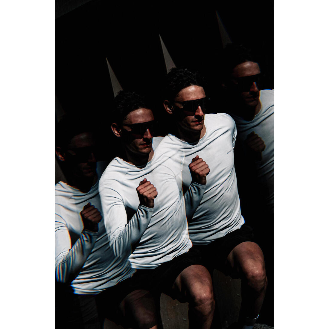 T-Shirt manches longues running sans couture Homme, KIPRUN Run 500
