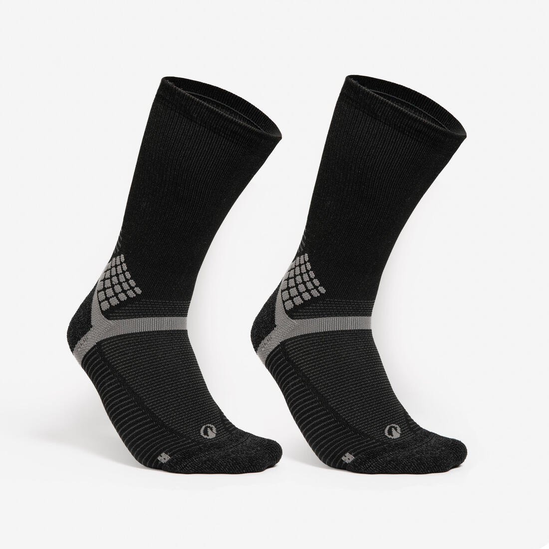 Chaussettes de randonnée hautes (2 paires) adulte, Hike 500