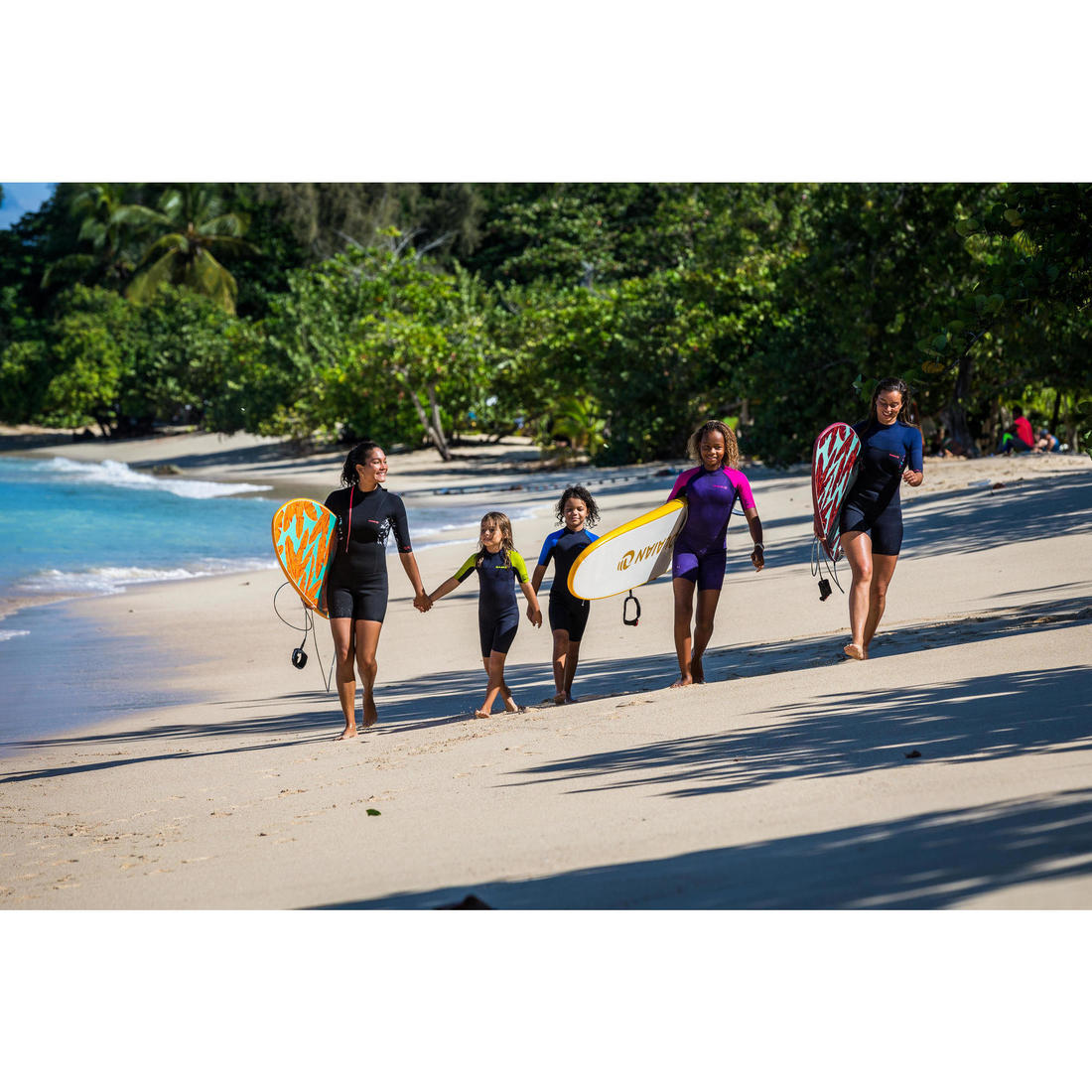Combinaison Surf Shorty 100 Néoprène 1,5mm enfant