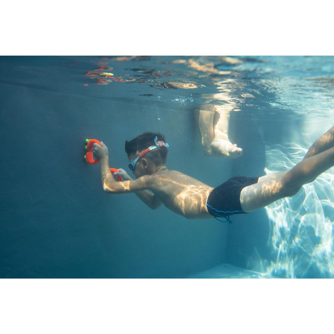 Matériel aquatique, poignées ventouses ticrawl pour apprentissage de l'immersion