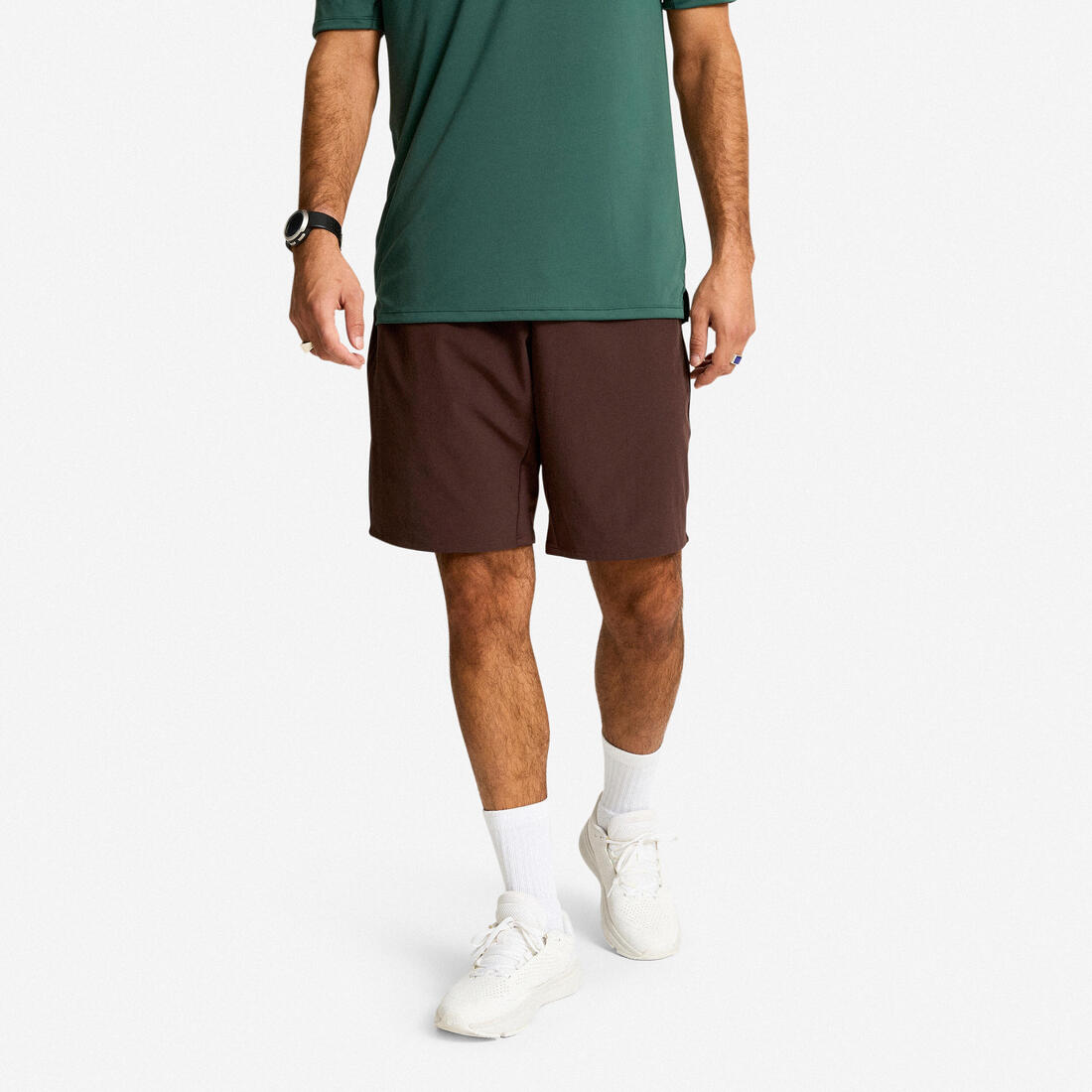 Men fitness shorts cardio training 500