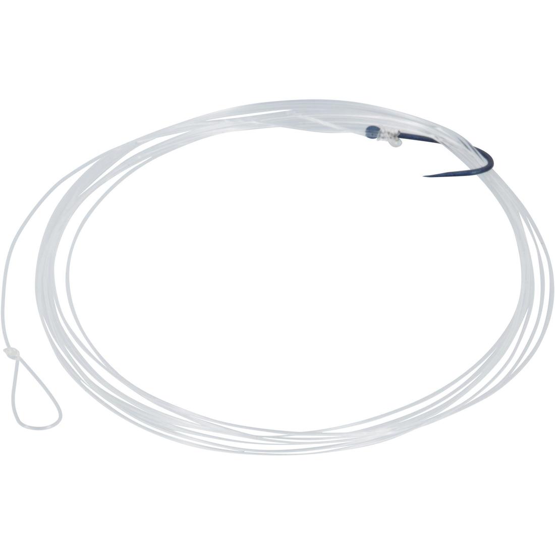 Hameçons montés a palette SN HOOK fluorosea bluereversed pêche en mer