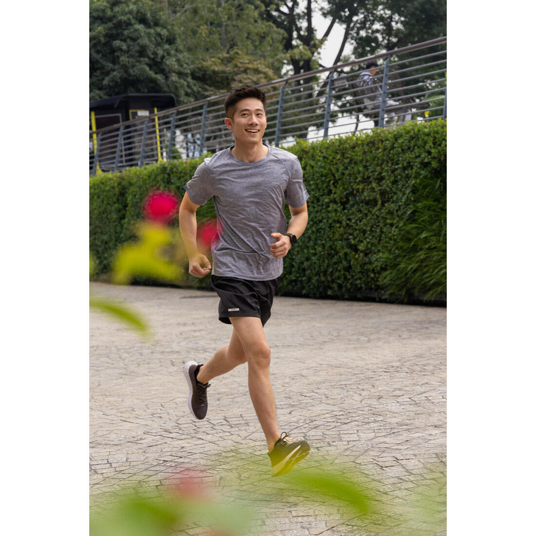 Short de running homme - kiprun run 500 dry
