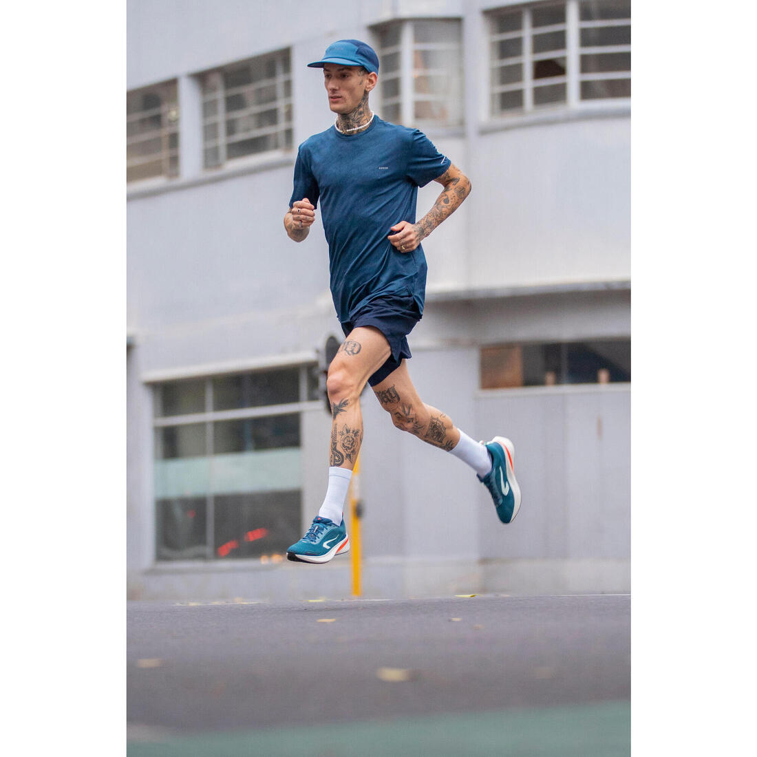 Short de running homme - kiprun run 500 dry