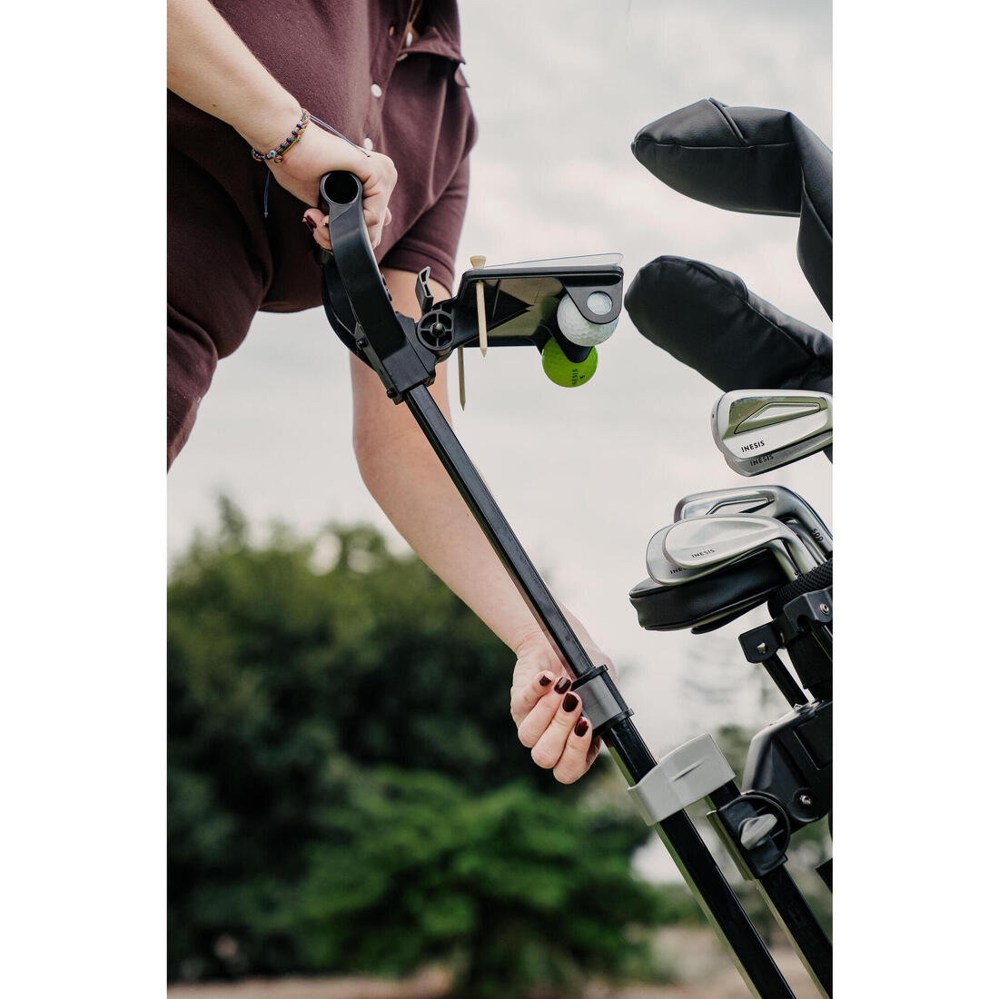 Chariot golf 2 roues demi-série, Inesis 100