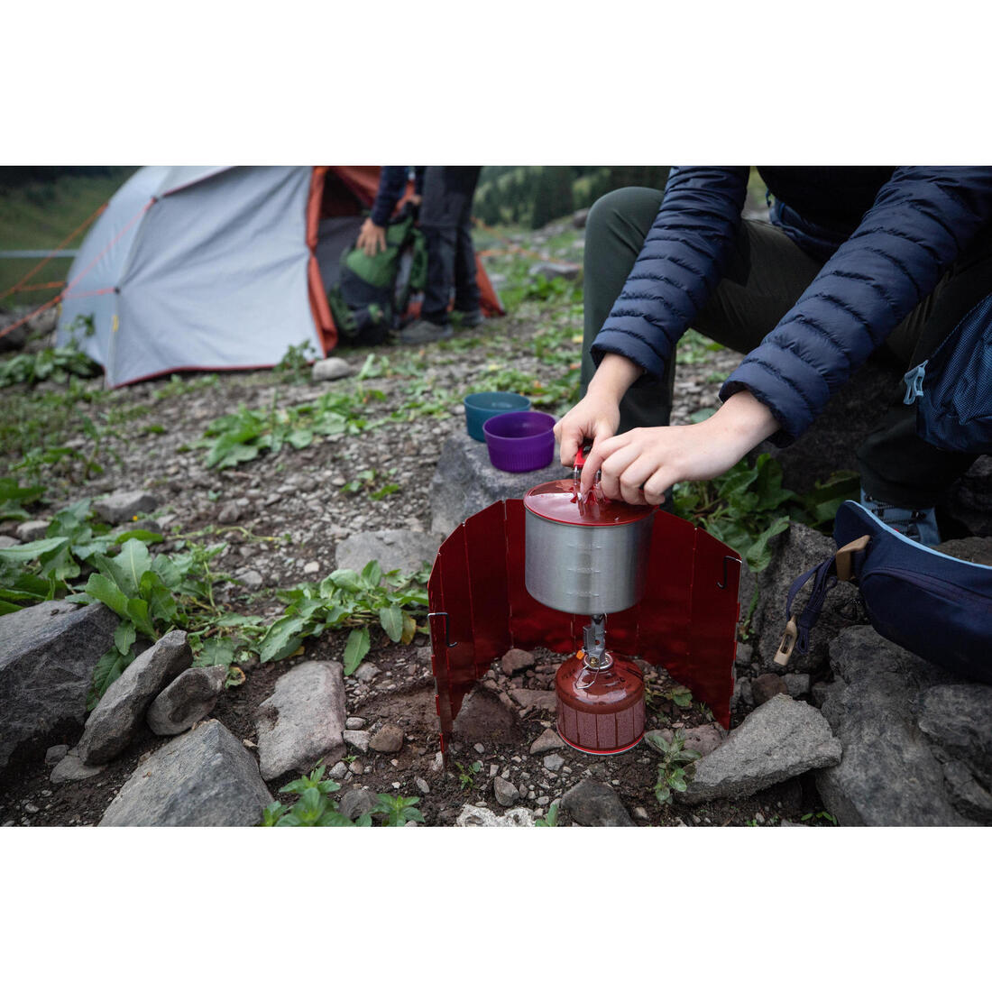 Réchaud à gaz léger et compact avec piézo - MT500