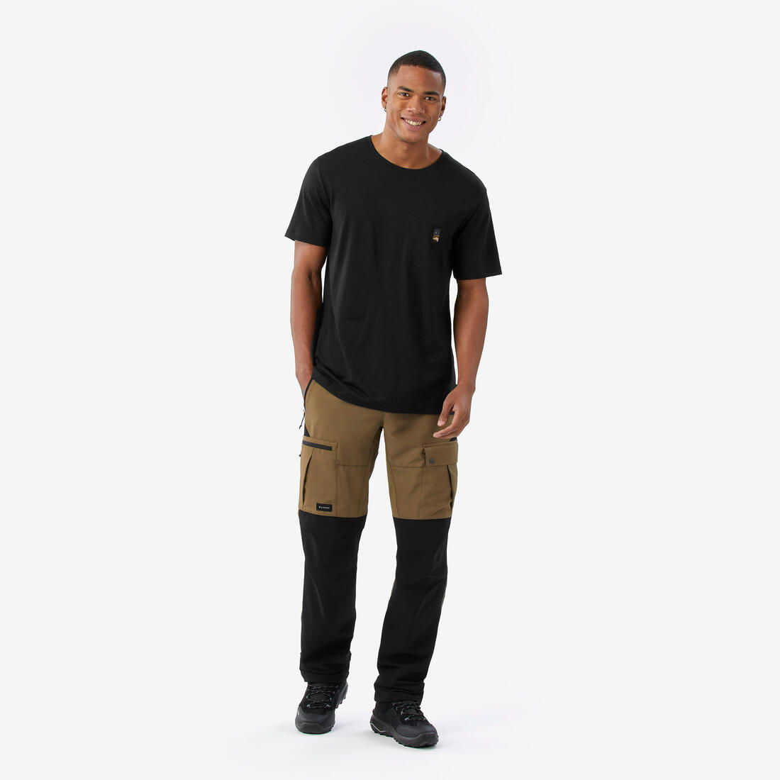 T-shirt manches courtes 100 % laine mérinos homme, Merino 100%