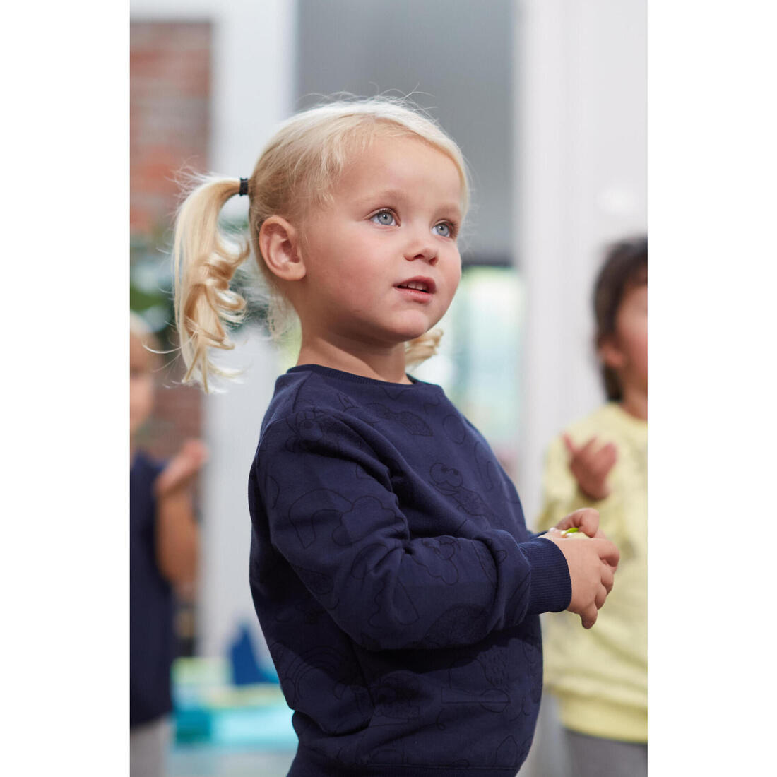 Sweat decat'oons imprimé beige baby gym enfant