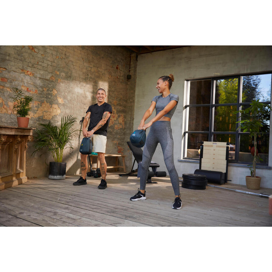 Sac lesté de cross training - kettlebell souple 10 kg