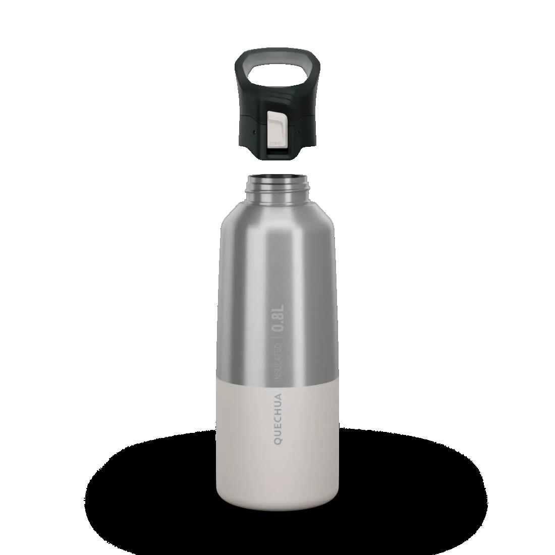 Gourde 900 isotherme inox 0,8L bouchon à ouverture rapide pour la randonnée