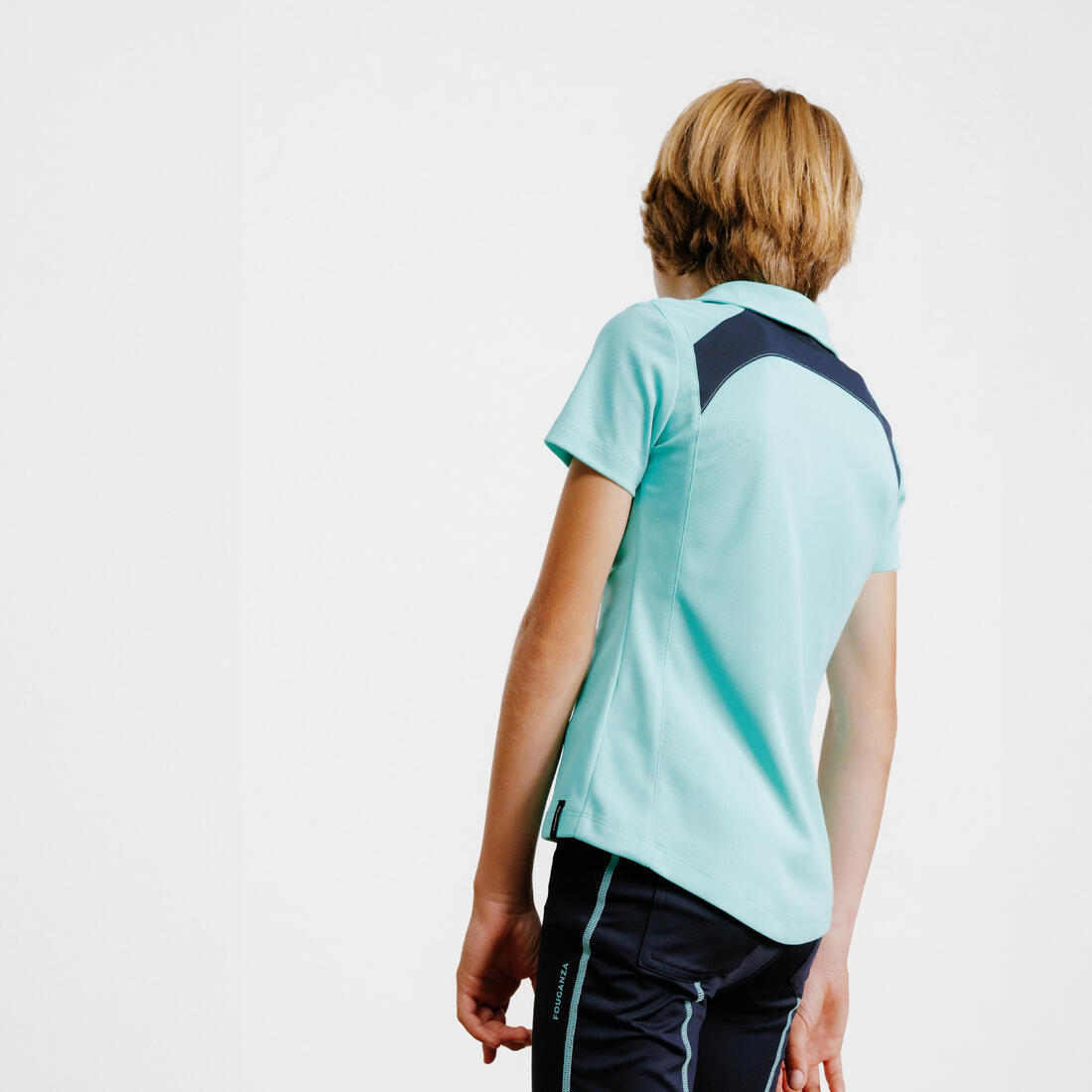 Polo équitation manches courtes léger mesh Enfant - 500