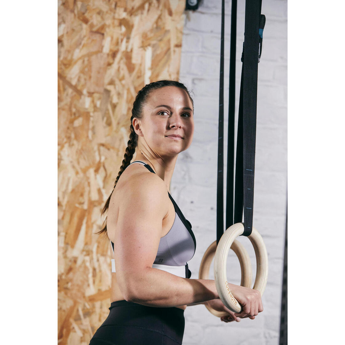 Anneaux de cross training en bois