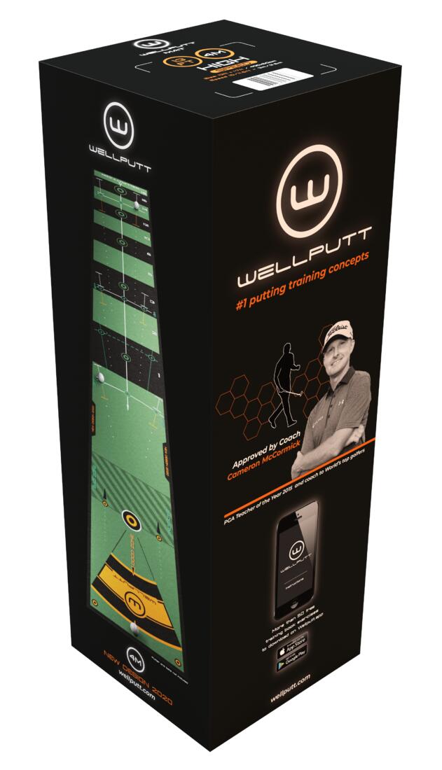 Tapis de putting golf 4m - Wellputt mat vert