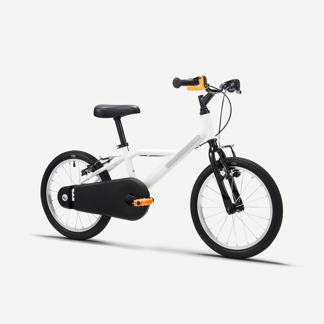 Vélo enfant 16 pouces 4-6 ans, DISCOVER 100 blanc