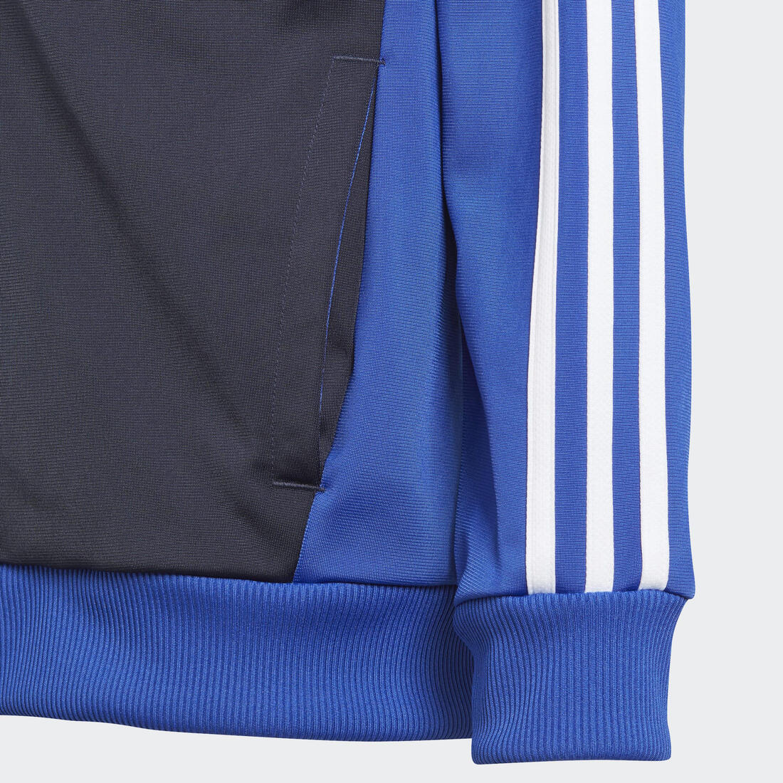 Survêtement 3 bandes Adidas enfant - noir et bleu