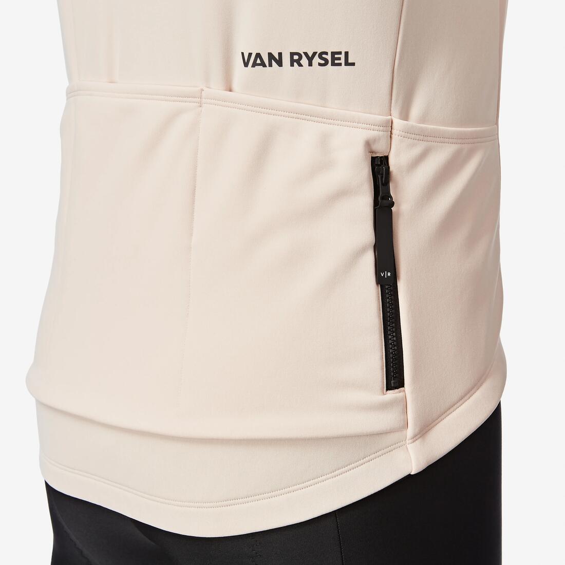 Maillot de vélo de route manches longues mi-saison homme, noir EDR