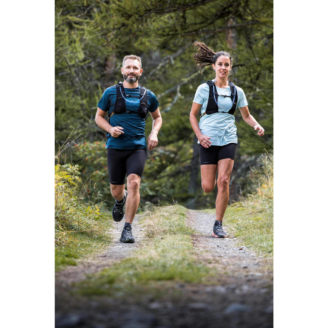 CUISSARD DE TRAIL RUNNING EMBOSS FEMME NOIR BRONZE