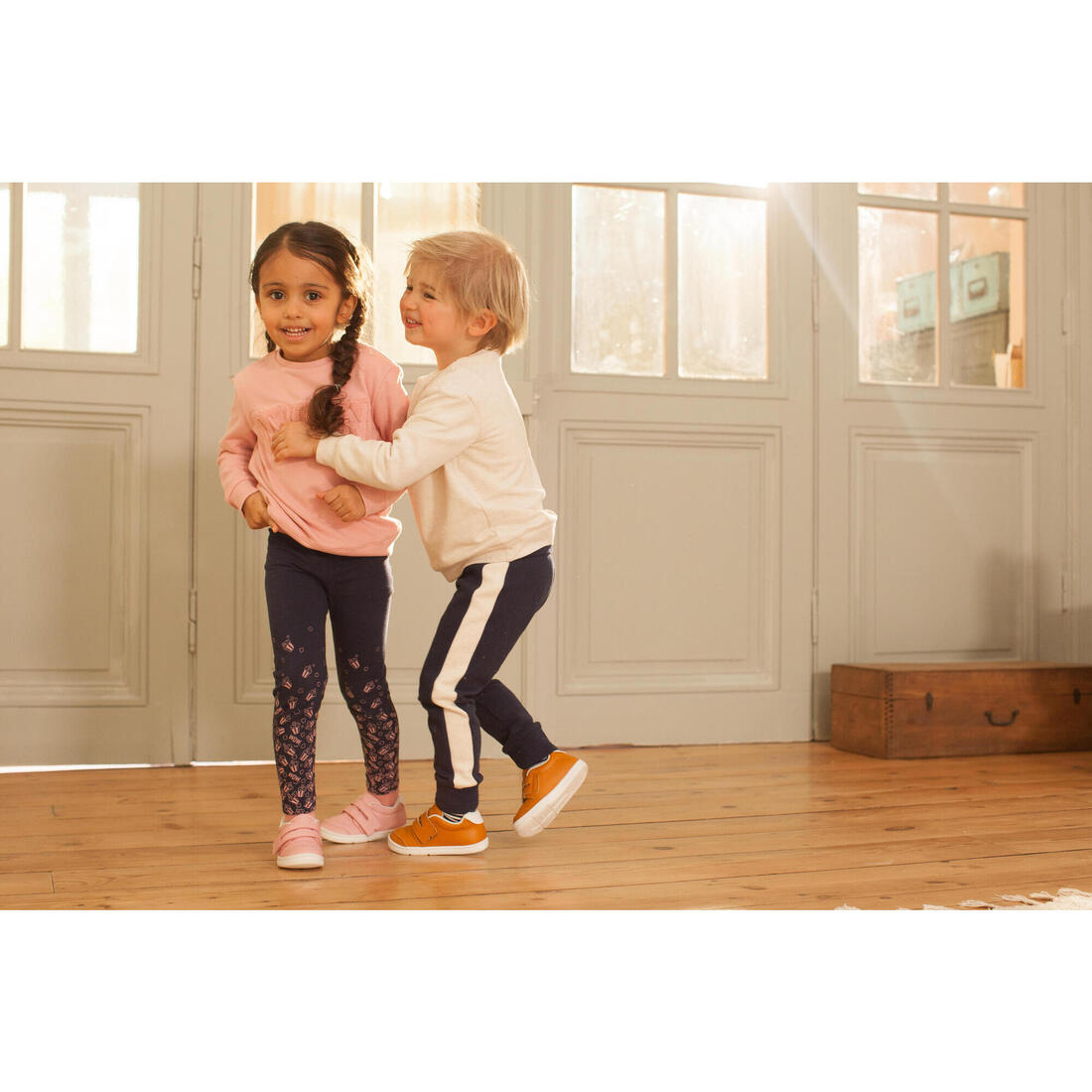 Sweat decat'oons imprimé beige baby gym enfant