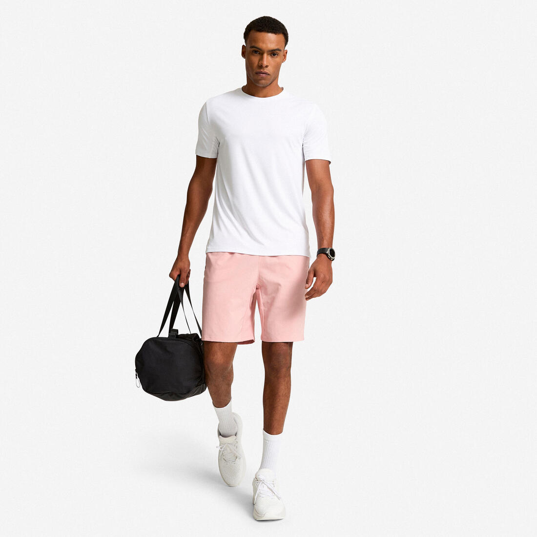 Short de fitness respirant poches zippées homme