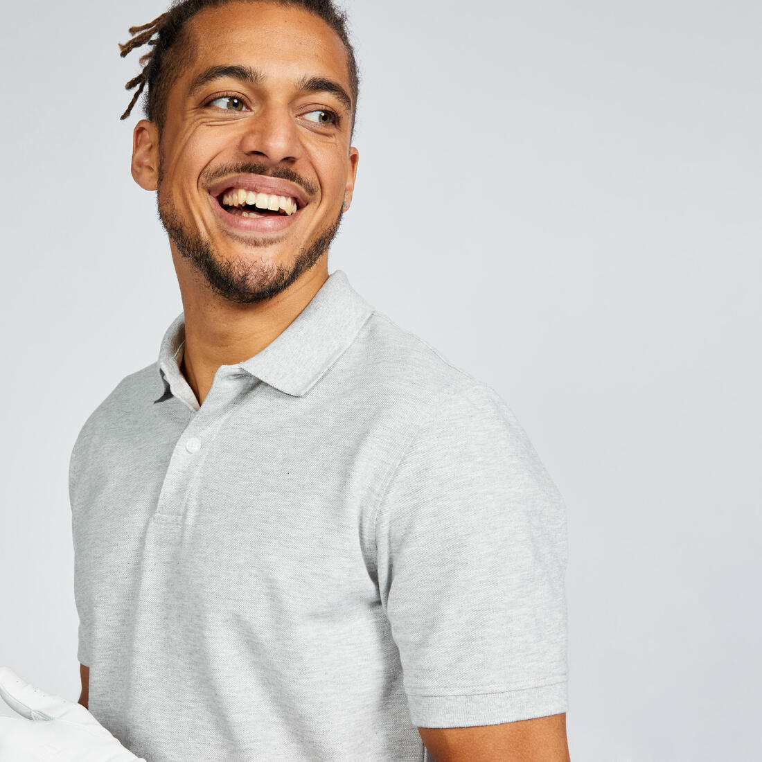 Polo de golf en coton polyester manches courtes homme, MW500