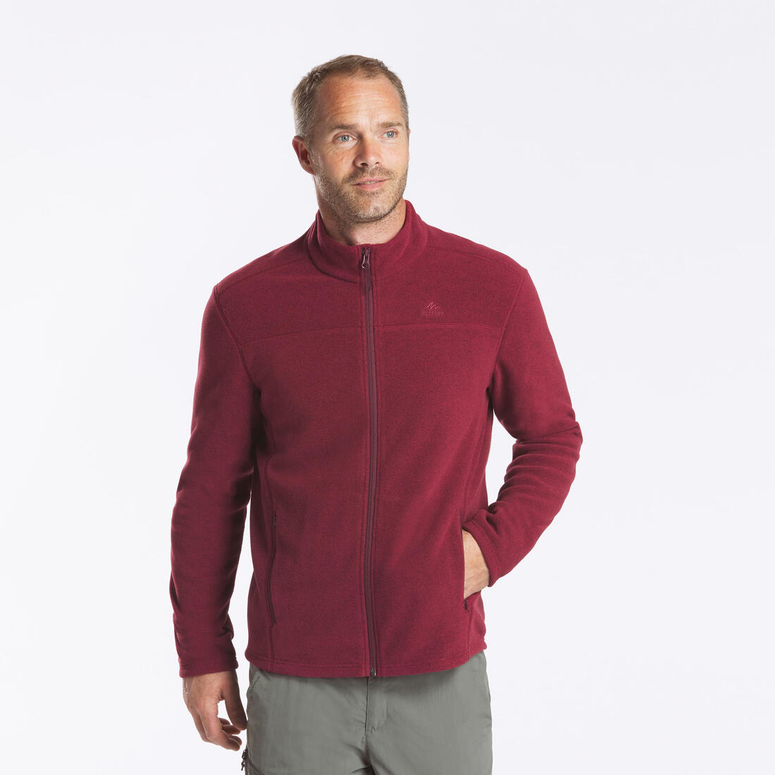 Polaire de randonnée montagne homme, MH100full zip