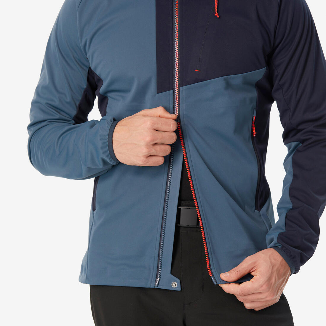 Veste SOFTSHELL d'alpinisme HOMME - ALPINISM Light bleu