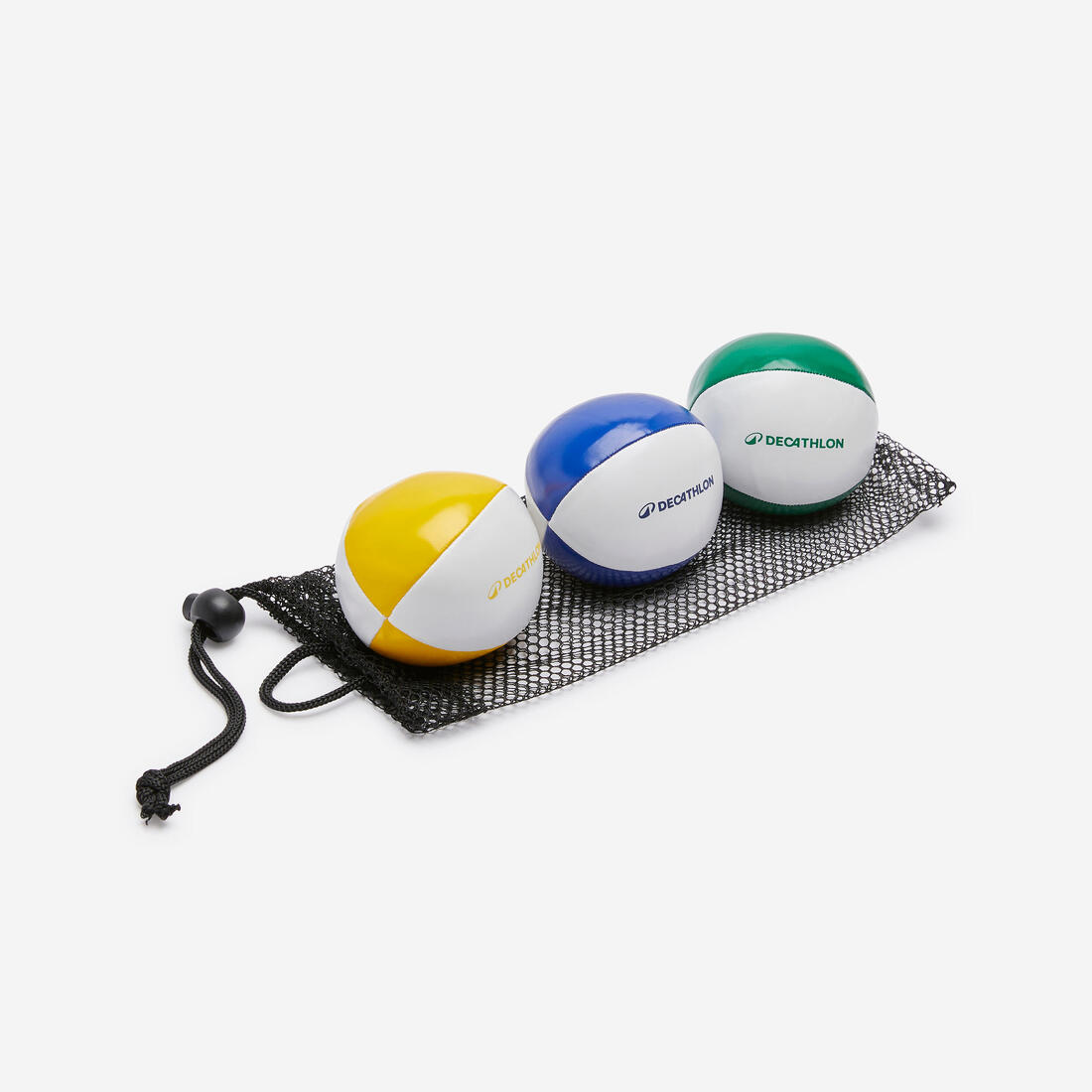 Lot de 3 balles de jonglage 65mm 120g + sac de transport