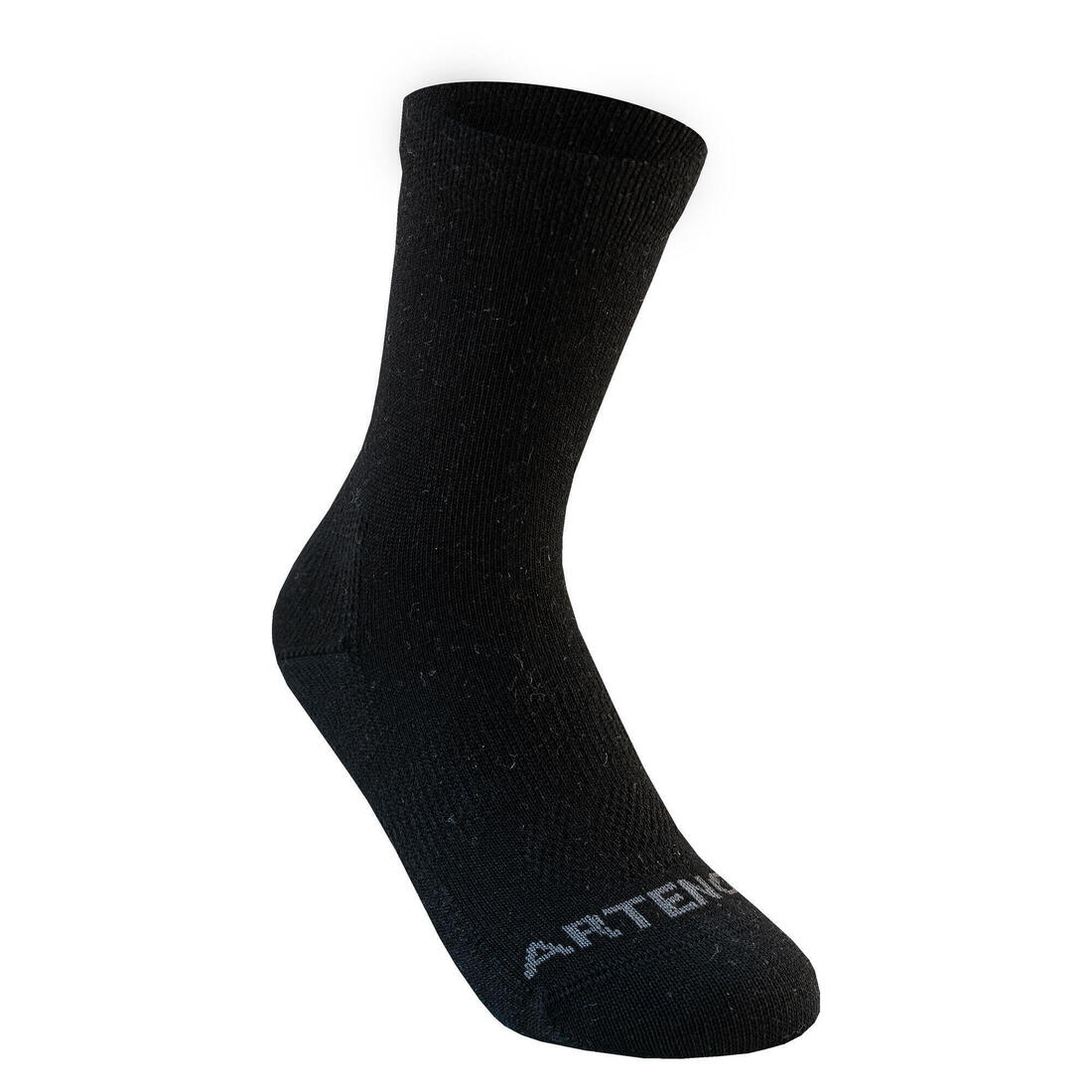 CHAUSSETTES DE SPORT ENFANT HAUTES ARTENGO RS 160 BLANC MARINE BLANC LOT DE 3