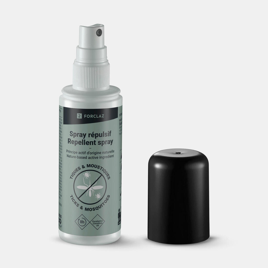 Spray répulsif anti moustique et tique Huile essentielle d'eucalyptus 100ml