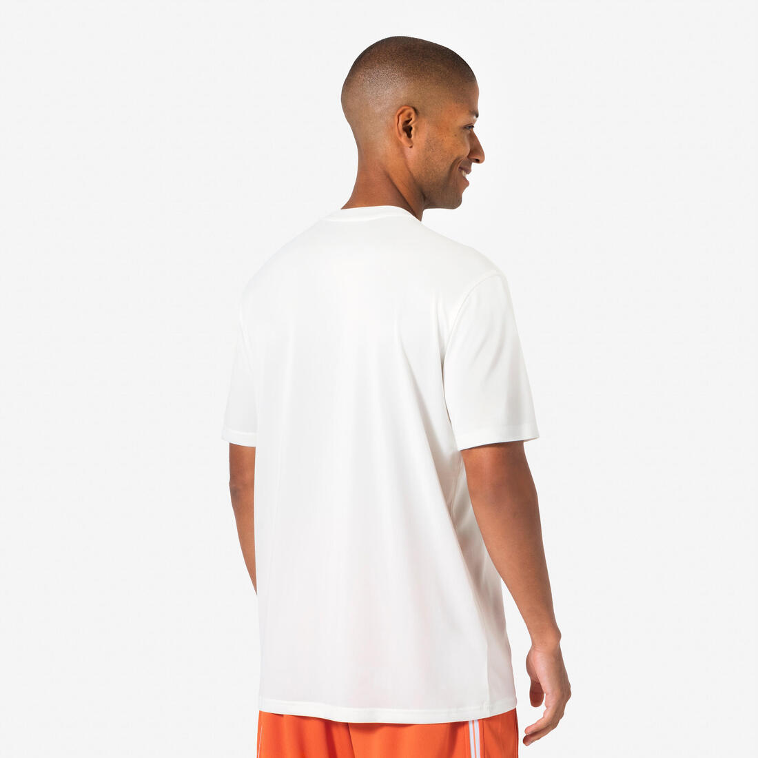 T-SHIRT / MAILLOT DE BASKETBALL HOMME TS500 BLANC 6 PHOTOS