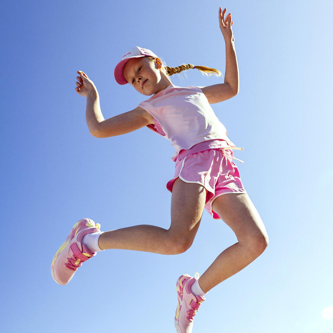 T-shirt multisport respirant 2 en 1 fille