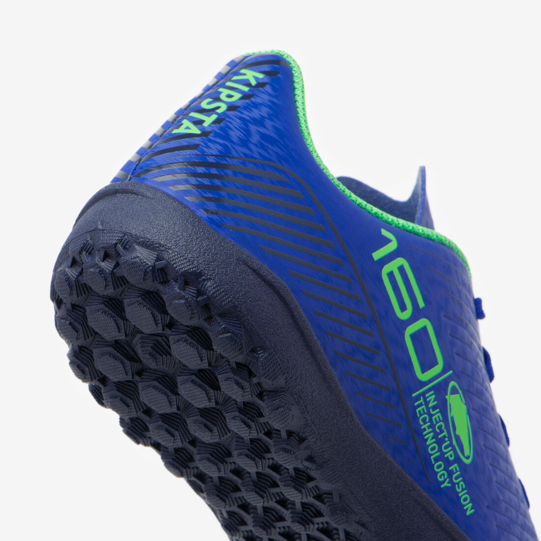 Chaussures de football enfant a lacets 160 jr turf .tf