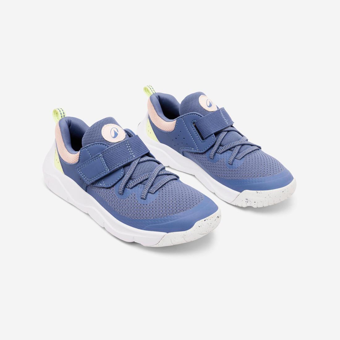 Chaussures de sport à scratch légères enfant, Playful Fast noir et