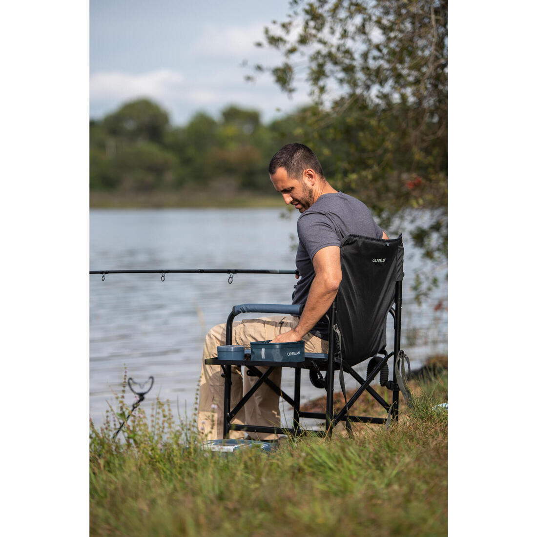 SIEGE PLIANT DE PECHE ESSENSEAT 500 ADJUST