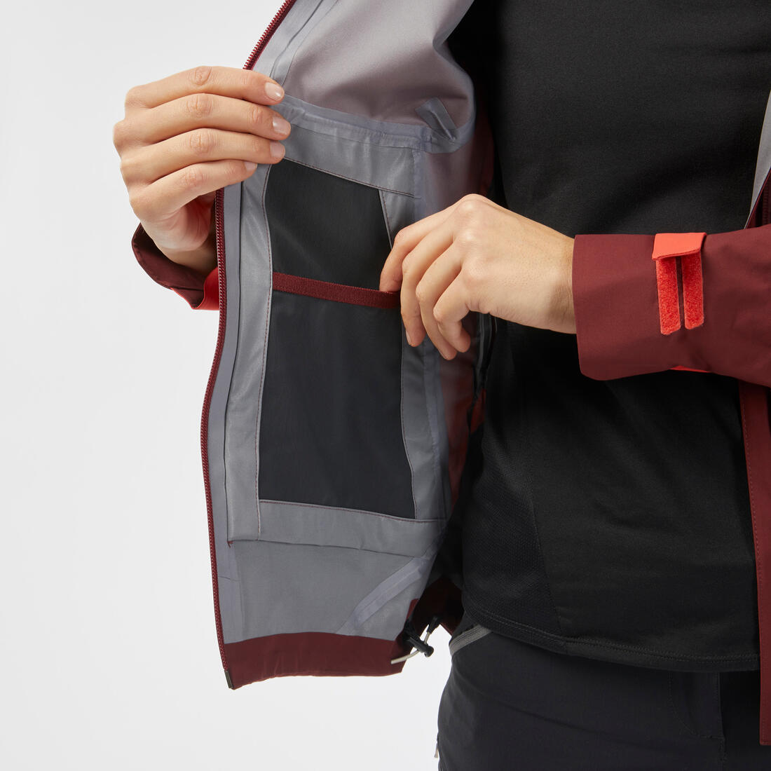 Veste imperméable de randonnée montagne - MH500 Femme