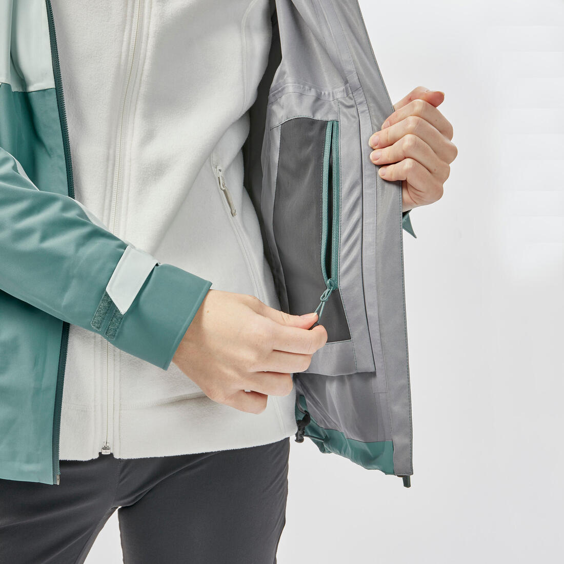 Veste imperméable de randonnée montagne - MH500 Femme