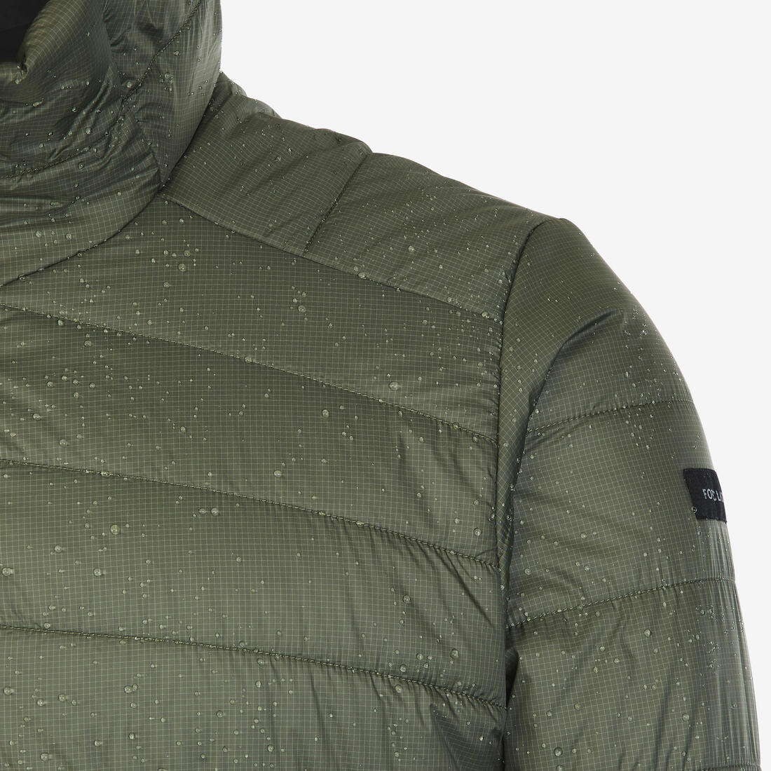 Doudoune de trek synthétique à capuche homme, MT100 - 5°C