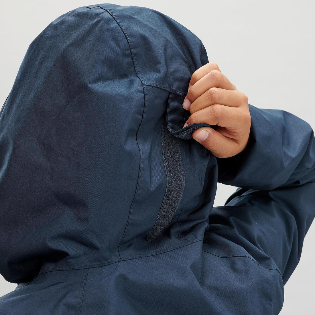 Veste imperméable de randonnée - MH500 violette - enfant 7-15 ans