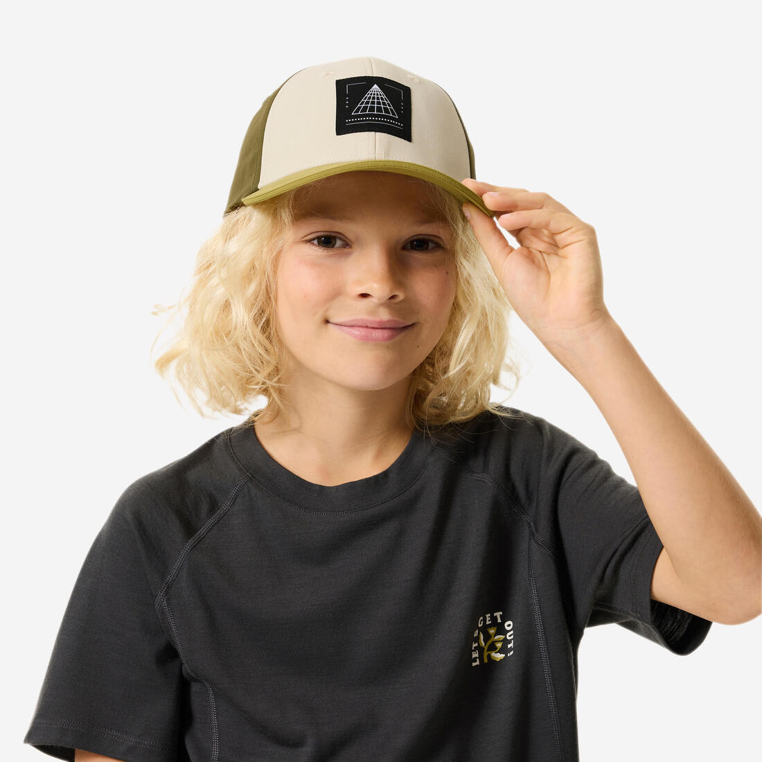 Casquette de randonnée 7-15 ans enfant, MH100