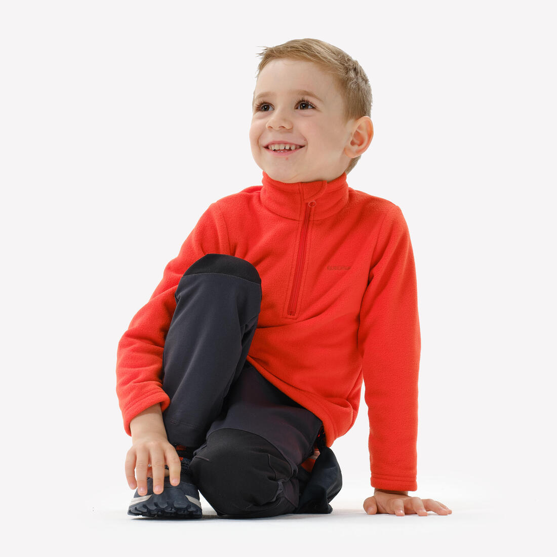 Polaire de randonnée enfant 2-6 ans, MH100 demi zip