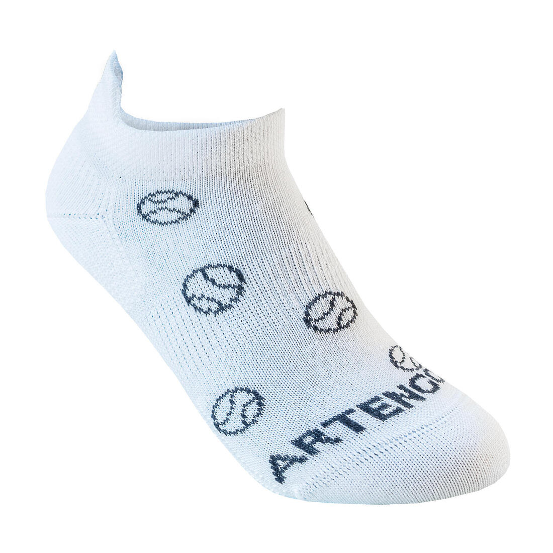 CHAUSSETTES TENNIS ENFANT BASSES ARTENGO RS 160 GRIS LOT DE 3