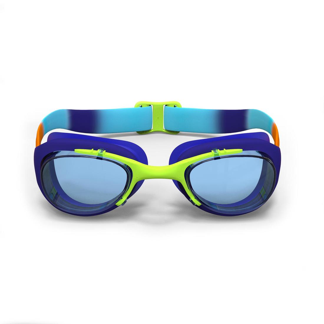 Lunettes de natation Junior - Xbase rose bleu teintées