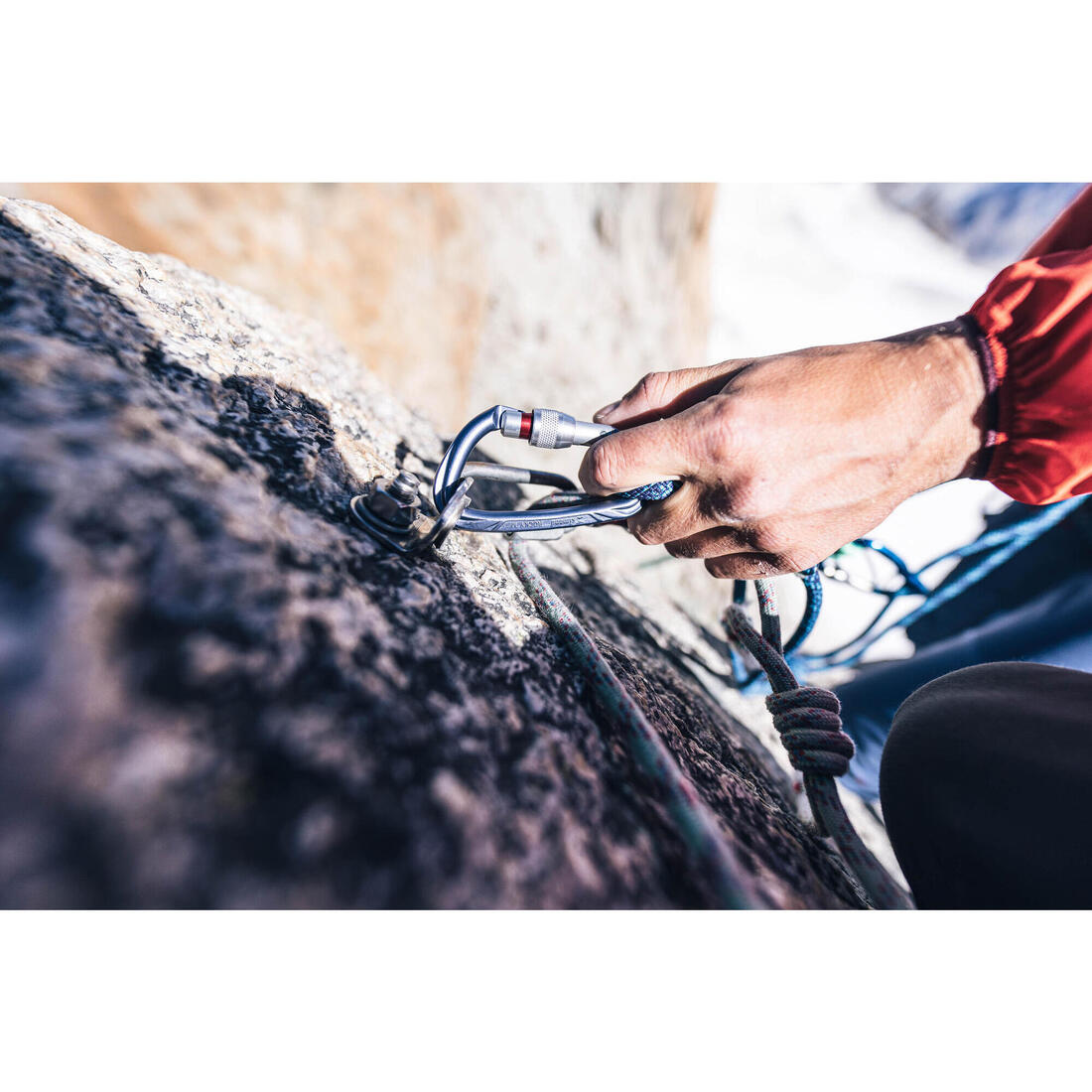 MOUSQUETON A VIS D'ESCALADE ET ALPINISME - ROCKY M SECURE
