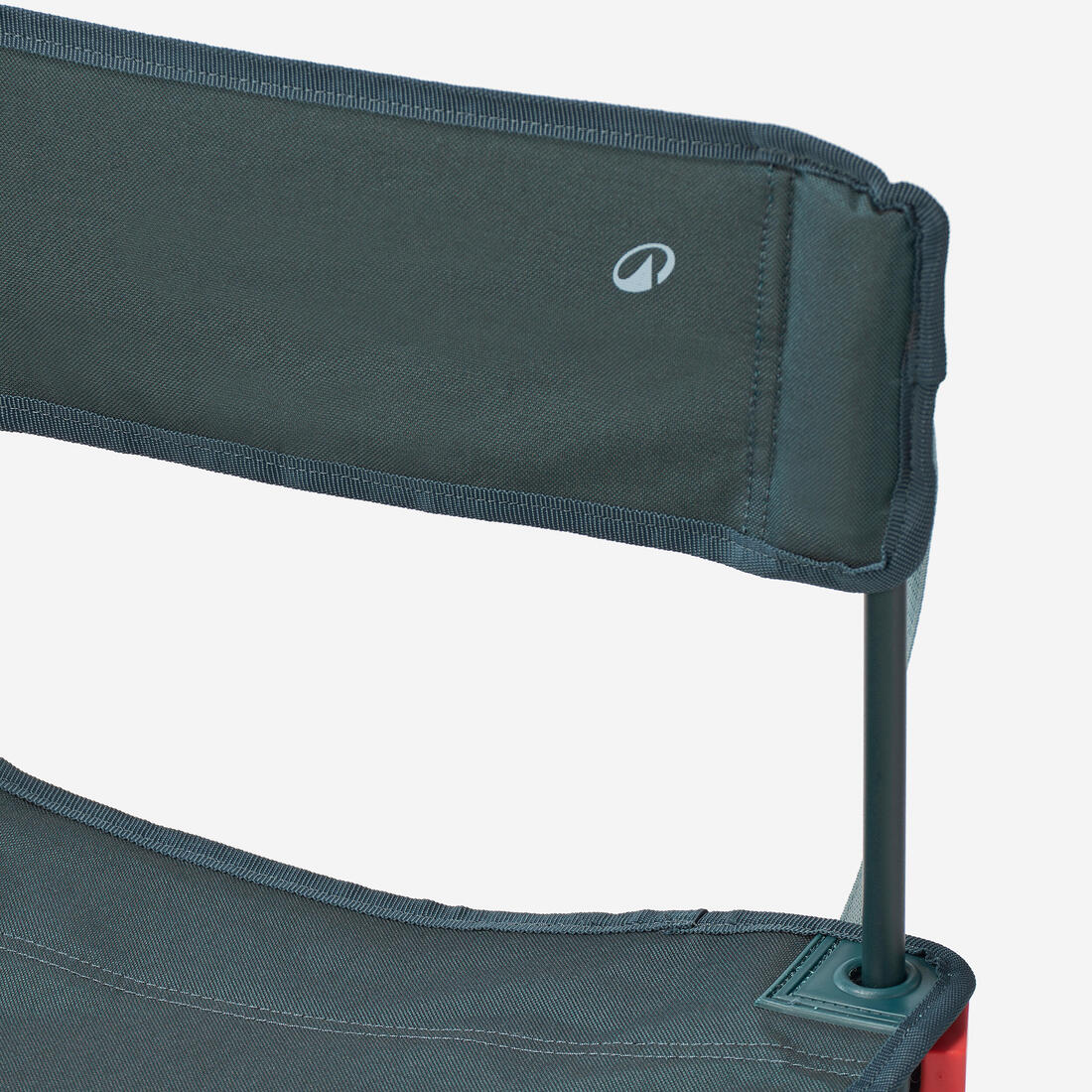 Chaise basse compacte de camping 100 bleue