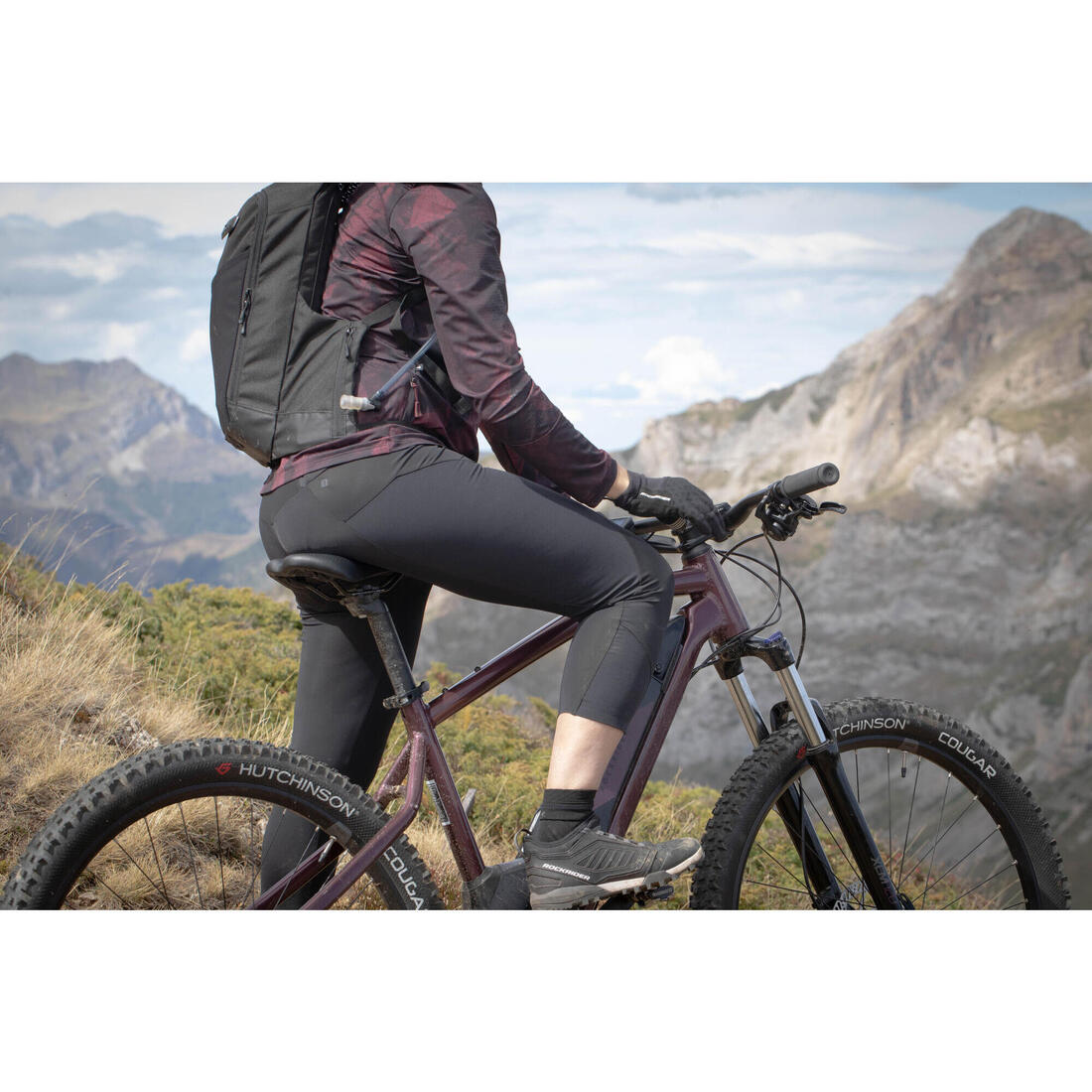 Chaussures de velo vtt EXPL 500 noires