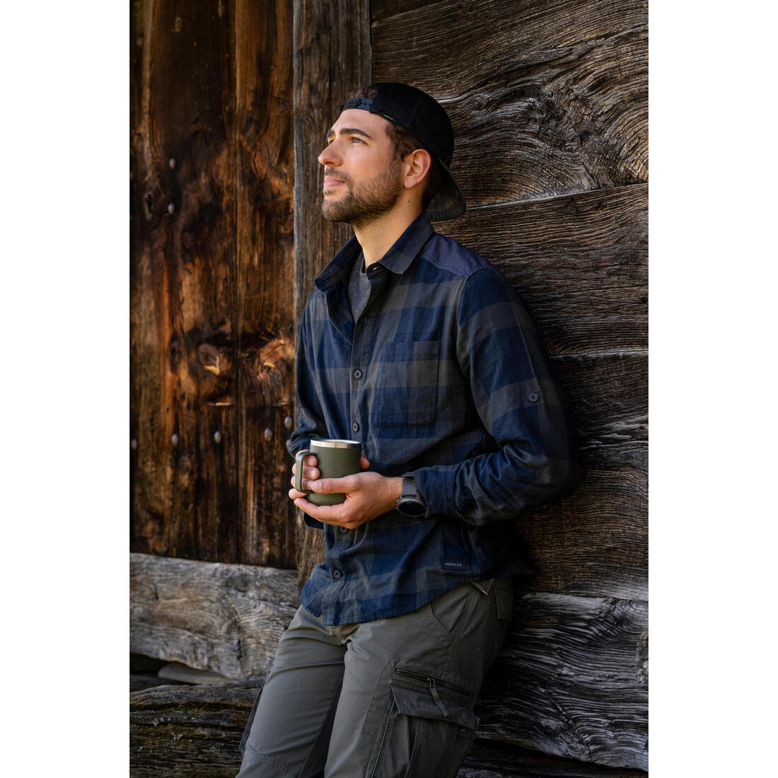 Pantalon cargo de trek voyage - travel 500 homme