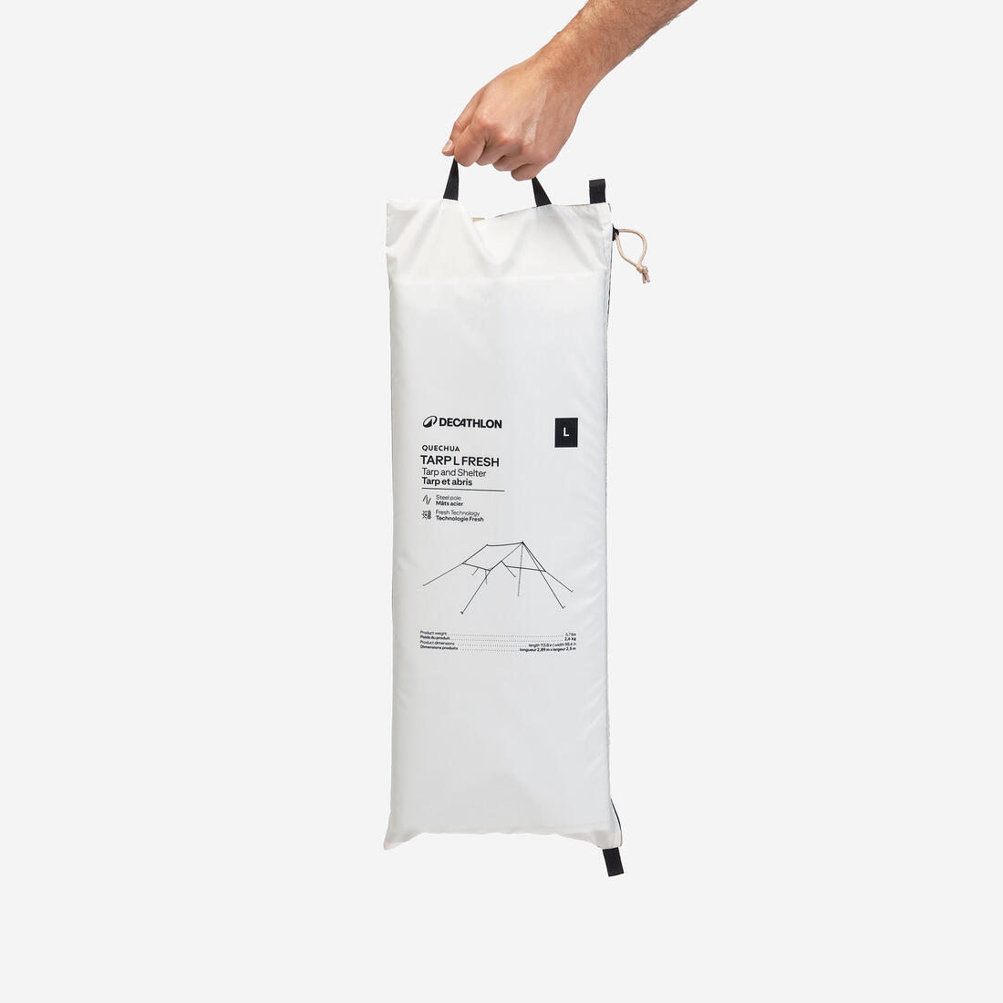 Tarp abri de camping multifonction Fresh taille L