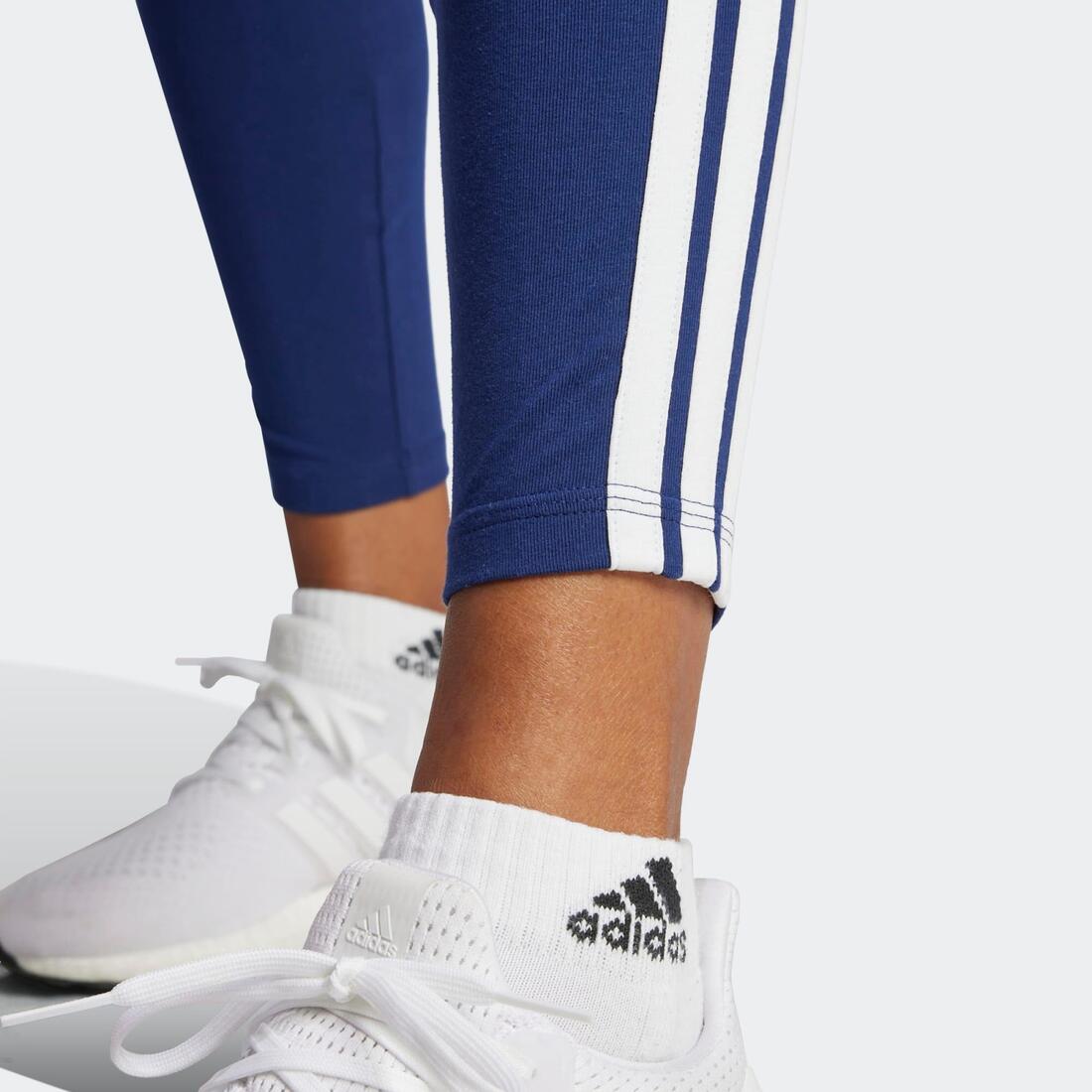 Legging de fitness en coton - femme - bleu foncé