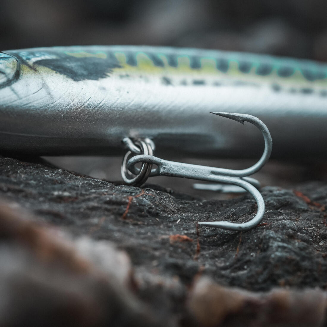 Poisson nageur Saxton 110F au leurre en mer