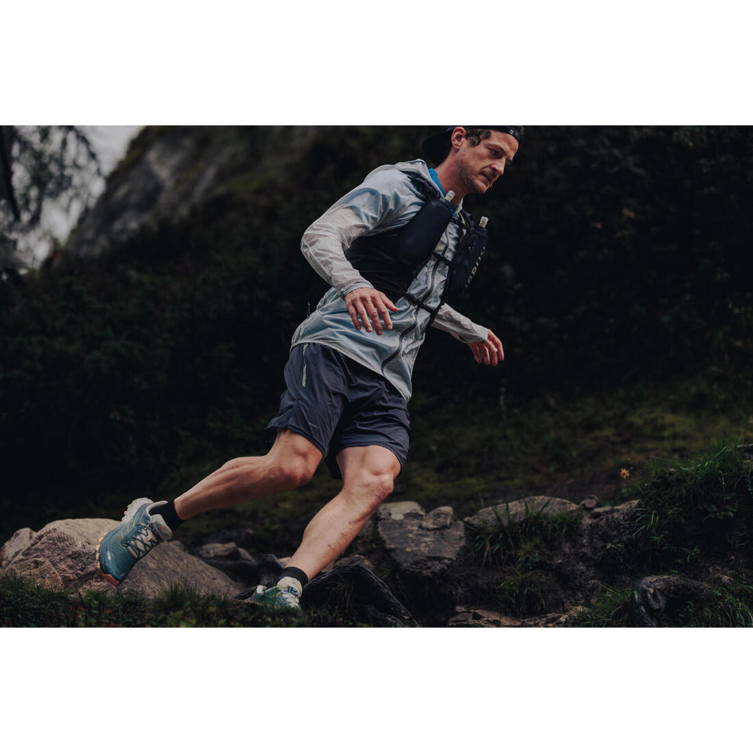 Gilet trail running compétition porte flasques mixte - KIPRUN 900 RACE 5L